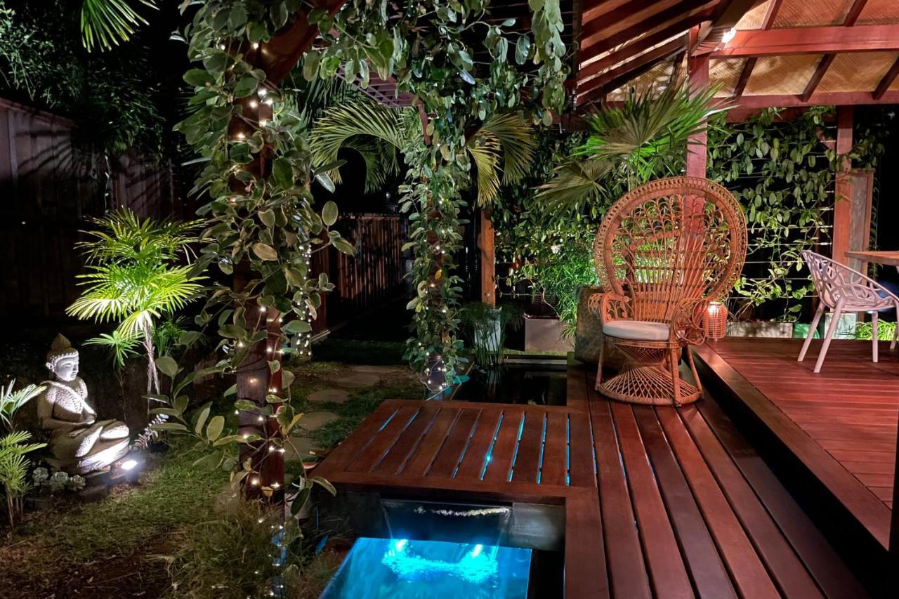 Villa Manuiti, Balinese Luxury Home - Private Swim Spa, Ocean View - Ofyr Bbq - Koi Pond Punaauia  Exteriér fotografie