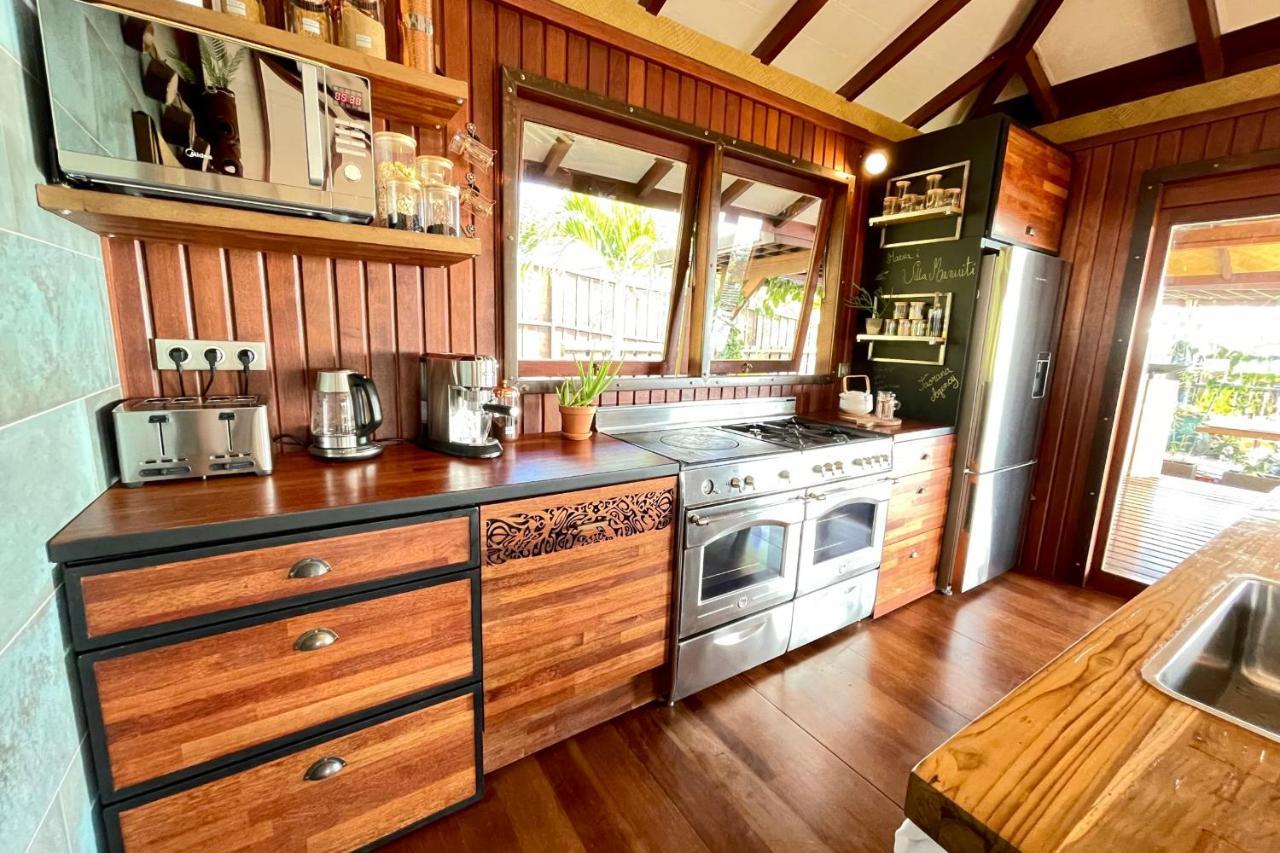 Villa Manuiti, Balinese Luxury Home - Private Swim Spa, Ocean View - Ofyr Bbq - Koi Pond Punaauia  Exteriér fotografie